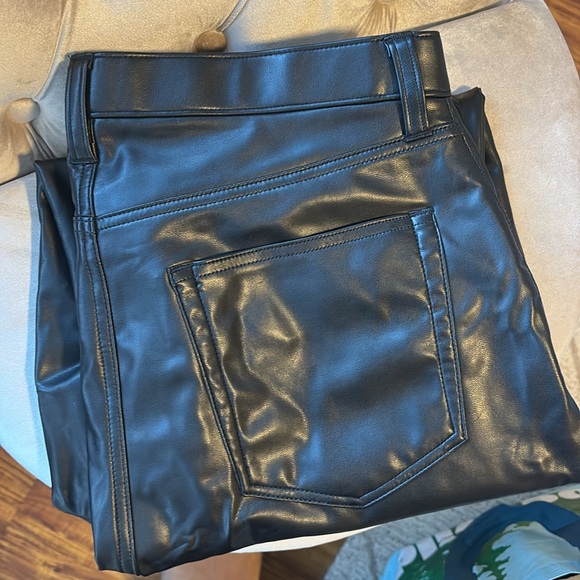 Abercrombie Vegan Leather Pants - Picture 3 of 3
